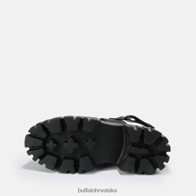 crno Buffalo lav pierce sandala s platformom veganska |sandale TDD6T870